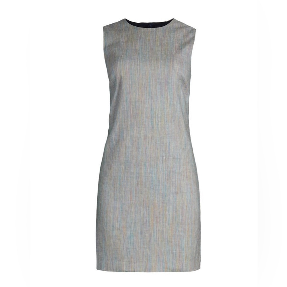 Theory Easy Linen Shift Dress Size 8